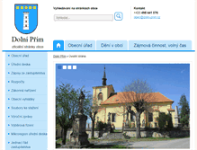 Tablet Screenshot of dolni-prim.cz